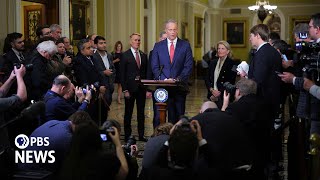 WATCH LIVE: Senate GOP leaders hold news conference as House considers funding deal