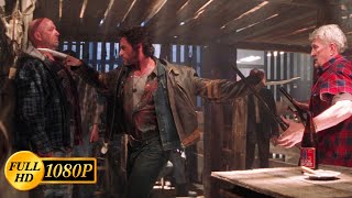 Logan, aka Wolverine, uses his superpowers to make money fighting in the ring / X-Men (2000)
