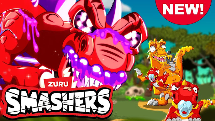 Smashers Dino Island T-Rex Battles for Kids by Zuru 3 Years and Up