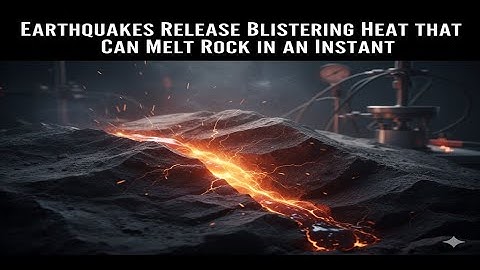 Earthquakes Release Blistering Heat that Can Melt Rock in an Instant