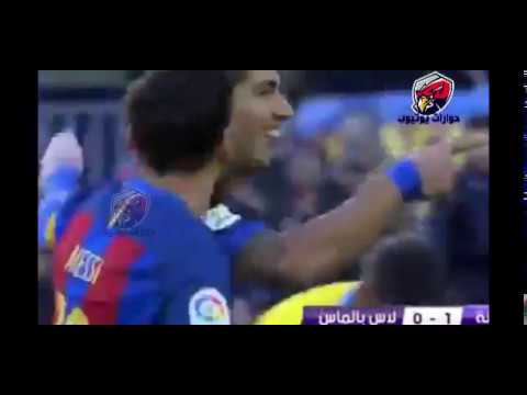اهداف مباراة برشلونة 4 0 لاس بالماس 14 1 2016