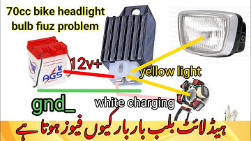 head light bulb fuse problem solved | bike headlight problem