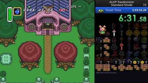 ALttP Randomizer - Standard Race on SRL (1st place finish!)