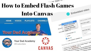 How To Embed Flash Games Into Canvas