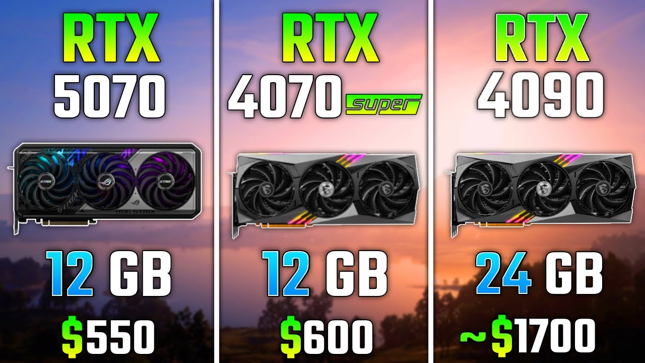 RTX 5070 vs RTX 4070 SUPER vs RTX 4090 | Test in 7 Games - YouTube