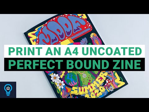 PRINT an A4 UNCOATED PERFECT BOUND ZINE at EX WHY ZED