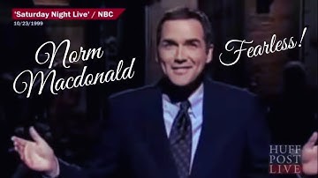 Norm Macdonald Hilarious SNL Monologue - Live Punchline!