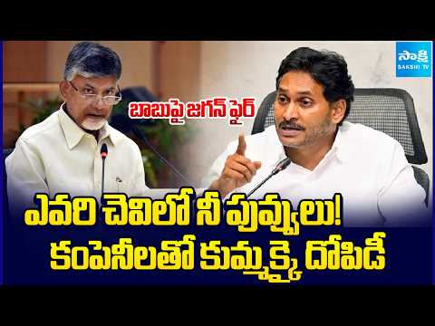 Colluding With Companies to Loot Public | YS Jagan Sensational Comments On CM Chandrababu - SAKSHITV