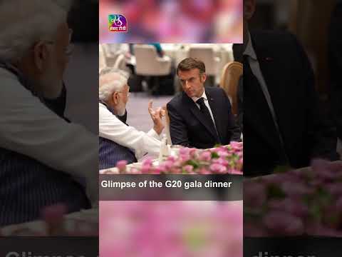 Visuals from Gala dinner hosted by President Murmu during G20 Summit at Bharat Mandapam