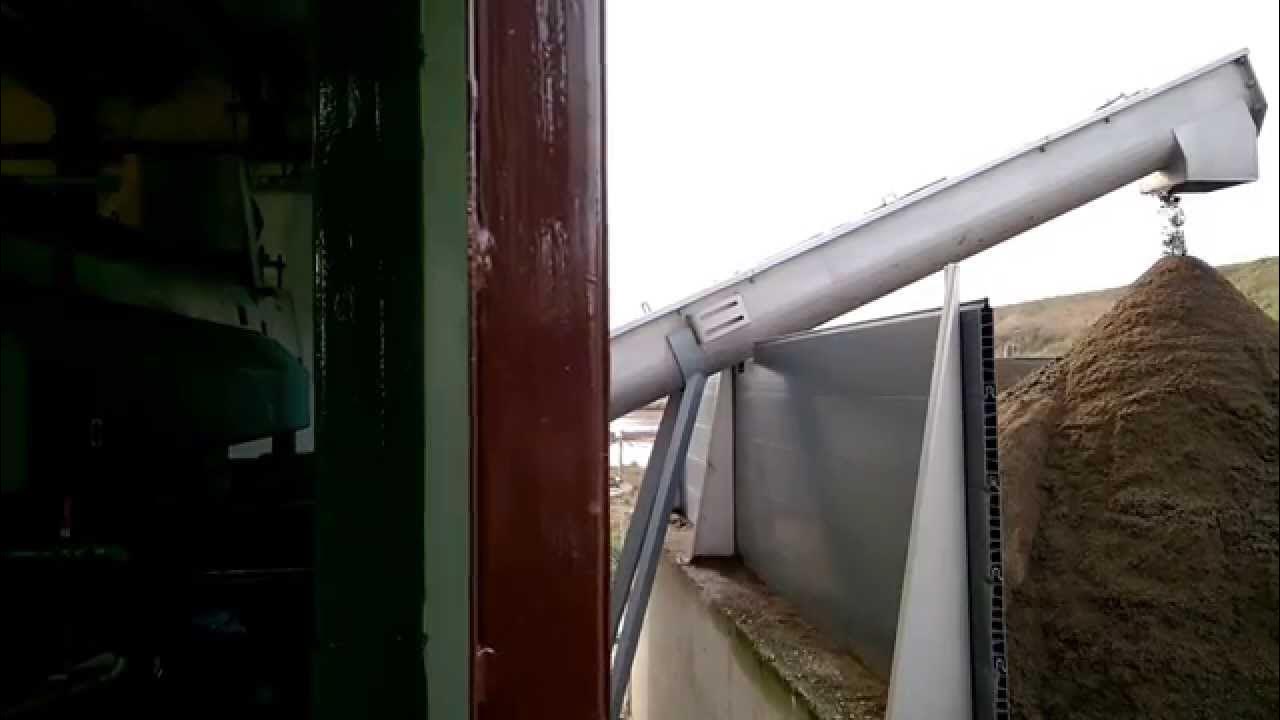 Обезвоживание свиного навоза Pig manure dewatering by GEA UCF465