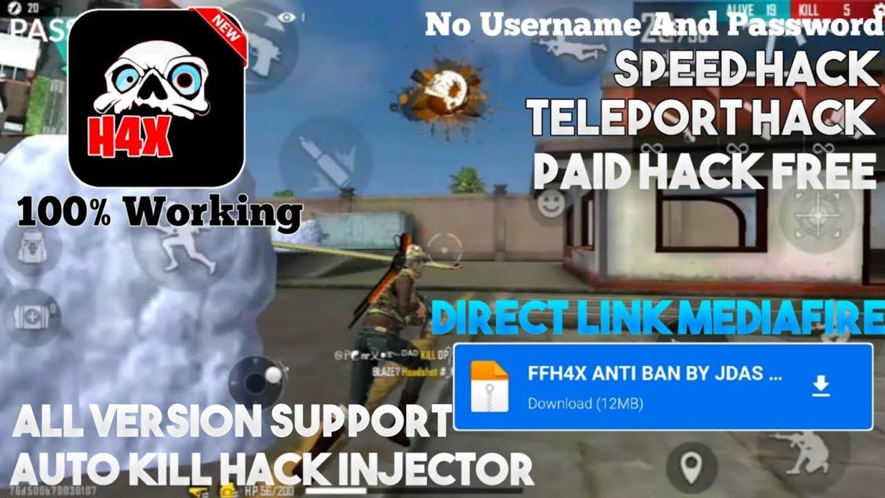 FFH4X Hack Injector🇧🇷 MOD MENU GAME GUARDIAN SCRIPT 🇮🇳 VIP 🎯HEADSHOT
