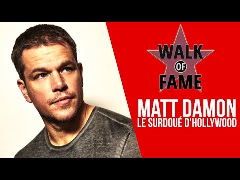 MATT DAMON : LE SURDOUÉ D'HOLLYWOOD [WALK OF FAME]