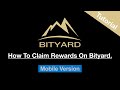 How To Claim Rewards On Bityard Mobile