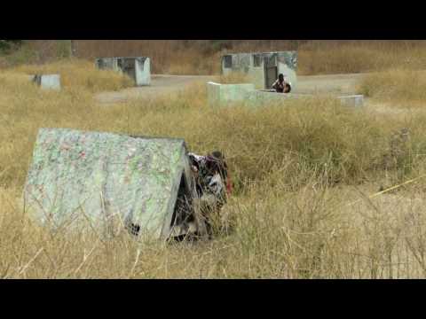 Brandon Cornell Playing Paintball at Camp Pendleton