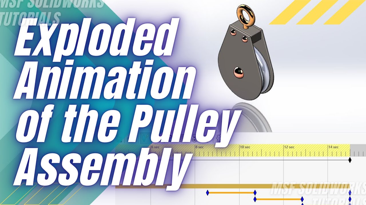 SolidWorks 2025 Tutorial for Beginners #37 | EA of Pulley Assembly in ...