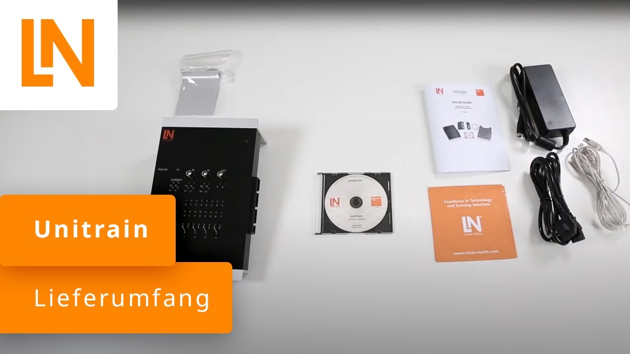 Lieferumfang unseres Interface UniTrain - YouTube