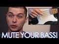 Bass Muting Technique (Controlling Your Tone) [ AN's Bass Lessons #1 ]