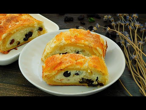 Cottage cheese strudel