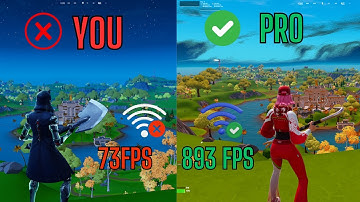 How PROS Get ZERO INPUT DELAY + FPS BOOST In Fortnite (lower delay, Increase FPS)