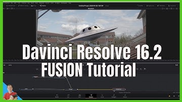 Davinci Resolve 16.2 The Shadow Of The UFO (FUSION Tutorial)