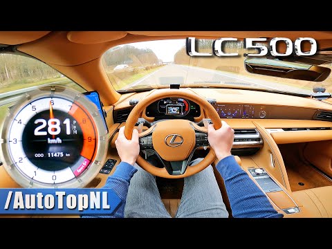 Lexus LC500 5.0 V8 TOP SPEED on AUTOBAHN [NO SPEED LIMIT] by AutoTopNL