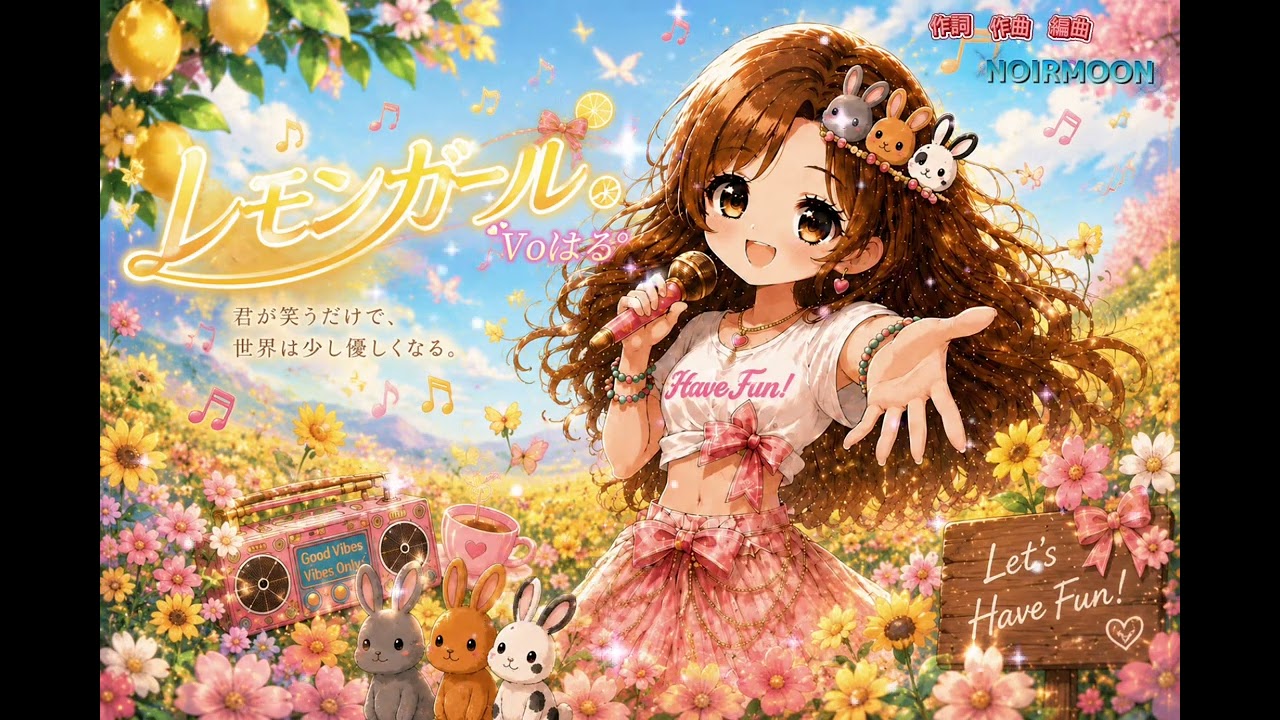 🍋『レモンガール』 🎤Vocal：はる°🎼Written, Composed & Arranged by