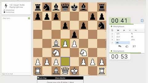 Chess Master - playing on lichess.org #1. Cheating in lichess.org
