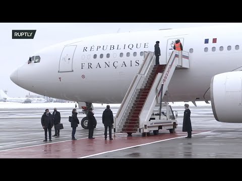 LIVE: Macron arrives in Moscow ahead of security talks with Putin