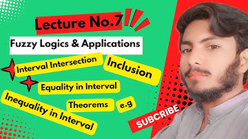 Mth645 lecture 7 |#Vu #short  #lec 7 | Interval Intersection | Inclusion | Fuzzy Logics Applications