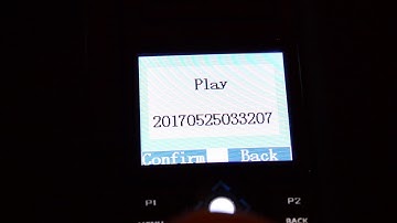 TYT MD-2017 Dual band radio menu options