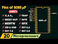 Pin diagram of 8085 microprocessor p  part 1