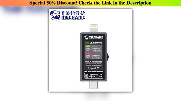 Top MECHANIC intelligent automatic detection of tail plug tester LCD digital precision detection fo