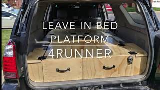 4TH GEN TOYOTA 4RUNNER COLLAPSABLE LEAVE IN BED PLATFORM