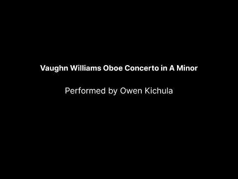 Vaughn Williams Oboe Concerto performed by Owen Kichula - YouTube