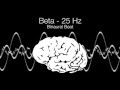 Focused thoughts beta binaural beat  25hz 1h pure
