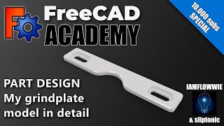 How to model an easy part for CNC machining in FreeCAD - Product Design - Flowwie & sliptonic by Free CAD Academy 33,567 views 2 years ago 24 minutes