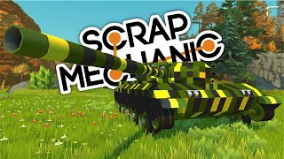 ПОСТРОЙ ТОПОВЫЙ ТАНК И ДОБЕРИСЬ ДО ФИНИША ЛЮБЫМ СПОСОБОМ! SCRAP MECHANIC БИТВА СТРОИТЕЛЕЙ!