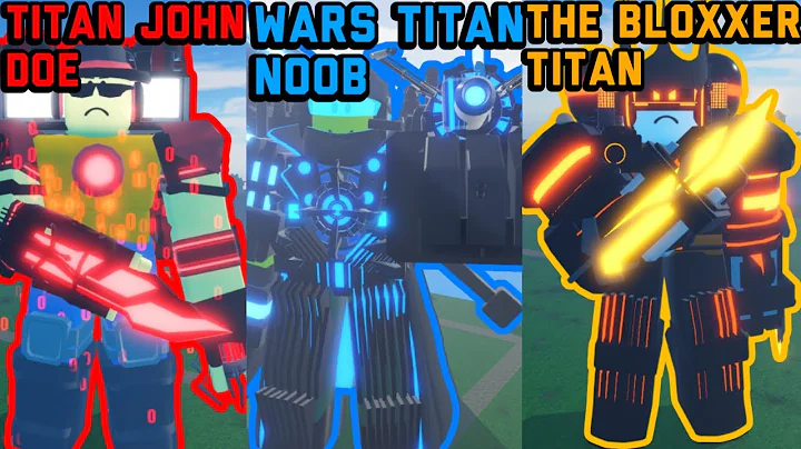 every single new Titan showcased in the brand new *WARS* update of noob experiment battlefront
