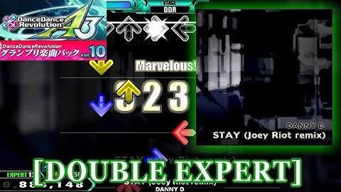 【DDR A3/GP】 STAY (Joey Riot remix) [DOUBLE EXPERT] 譜面確認＋Clap