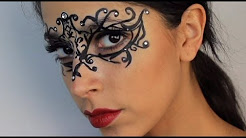 Halloween Makeup: $5 Masquerade Mask