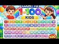 Count to 1-100 | Learn Counting | Numbers Song 1 to 100 | Easy One To Hundred Count | Maths