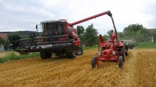 Žně 2016 MF Activa 7244, Zetor 7045 a Rs 09