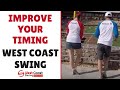 Improve your timing for West Coast Swing