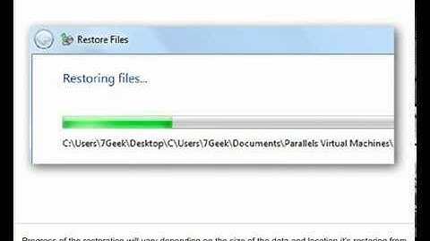 ICT - Backup and Restore operations