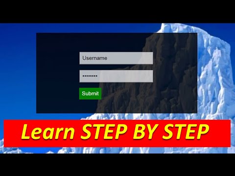 login form in html and css , how to create sign in login form design page in hindi urdu