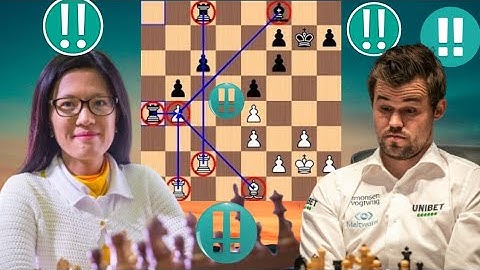 Over Thinking chess Game : 73 By Magnus Carlsen vs Hou Yifan