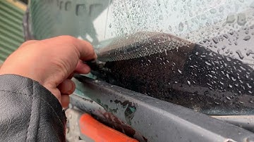 Cách chỉnh lại gạt mưa để gạt nước sạch nhất