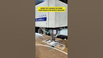 Look here, it manufactures high-quality signs efficiently#signmaking #signage #craft #cncmachining