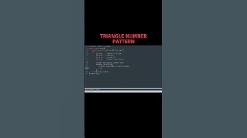 Triangle Number Pattern | Java | Coding Ninja