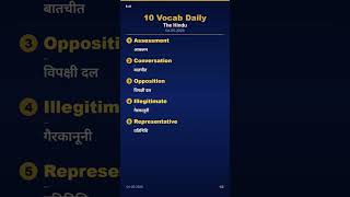 📚 daily-vocab-hn-04-05-2026 - Word of the Day | UPSC Vocabulary #Shorts